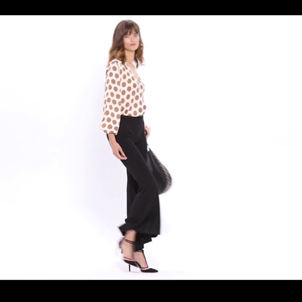 INC Women's Black Flared High-Low Pants - Picture 7 of 11